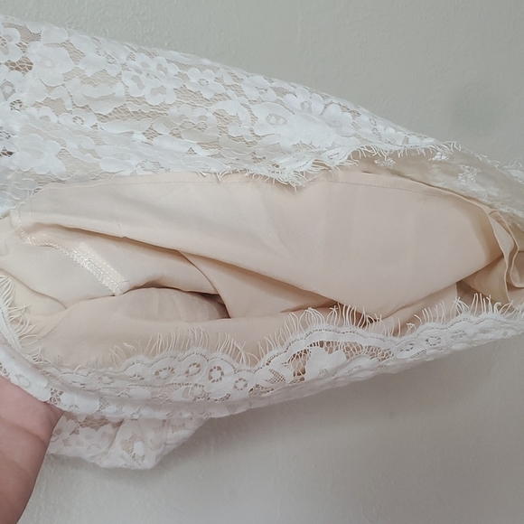 KEEPSAKE The Label One Night Ivory Lace Dress Size Small - Picture 5 of 9